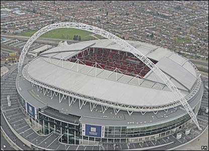 The new Wembley Stadium in London is an architectural masterpiece.
