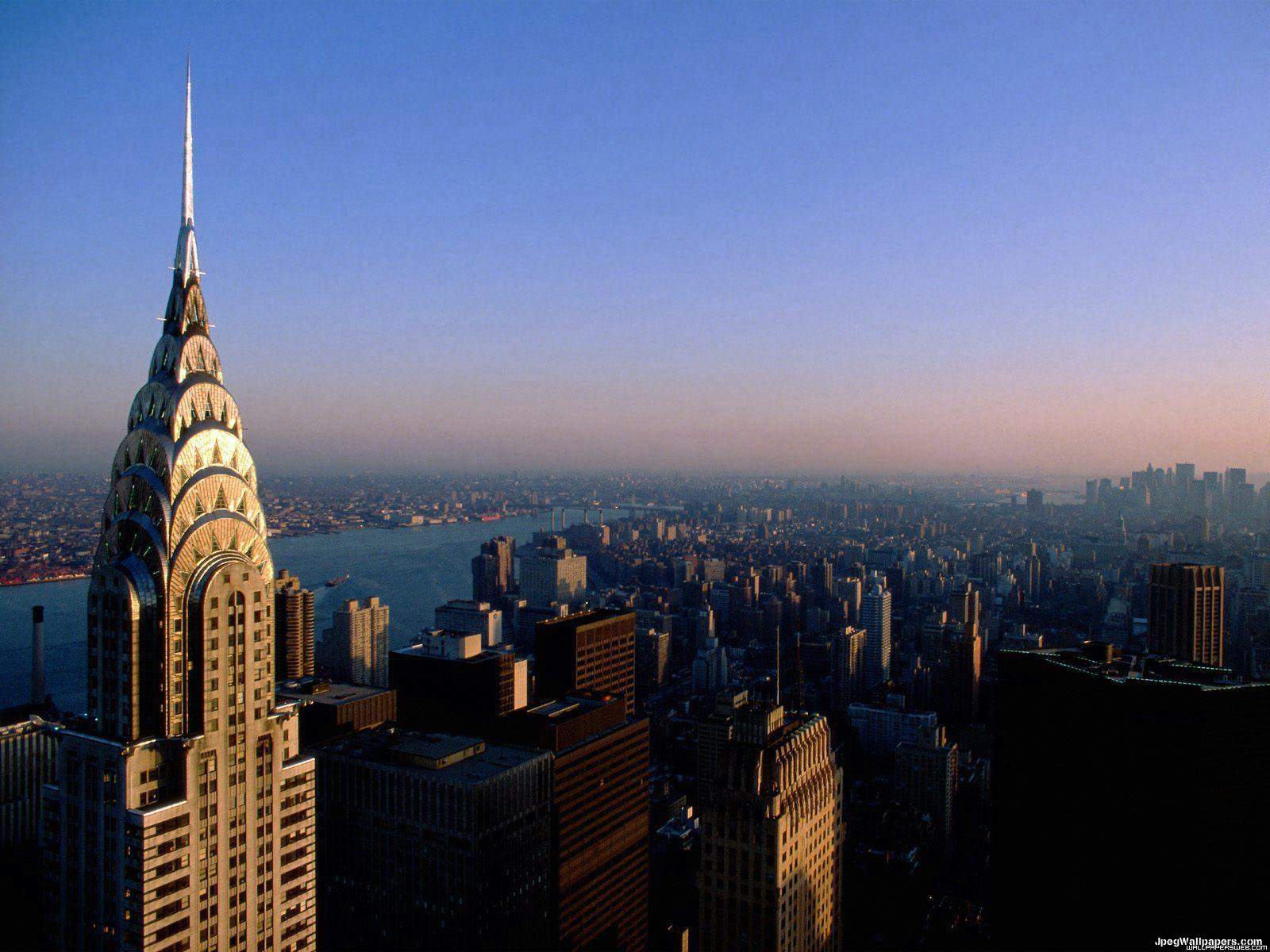 How tall is the spire on the chrysler building #4